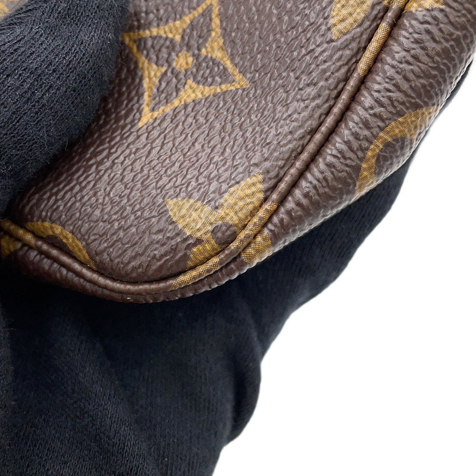 Louis Vuitton Monogram Blue Monogram Pochette Pouch (Pre-Owned)