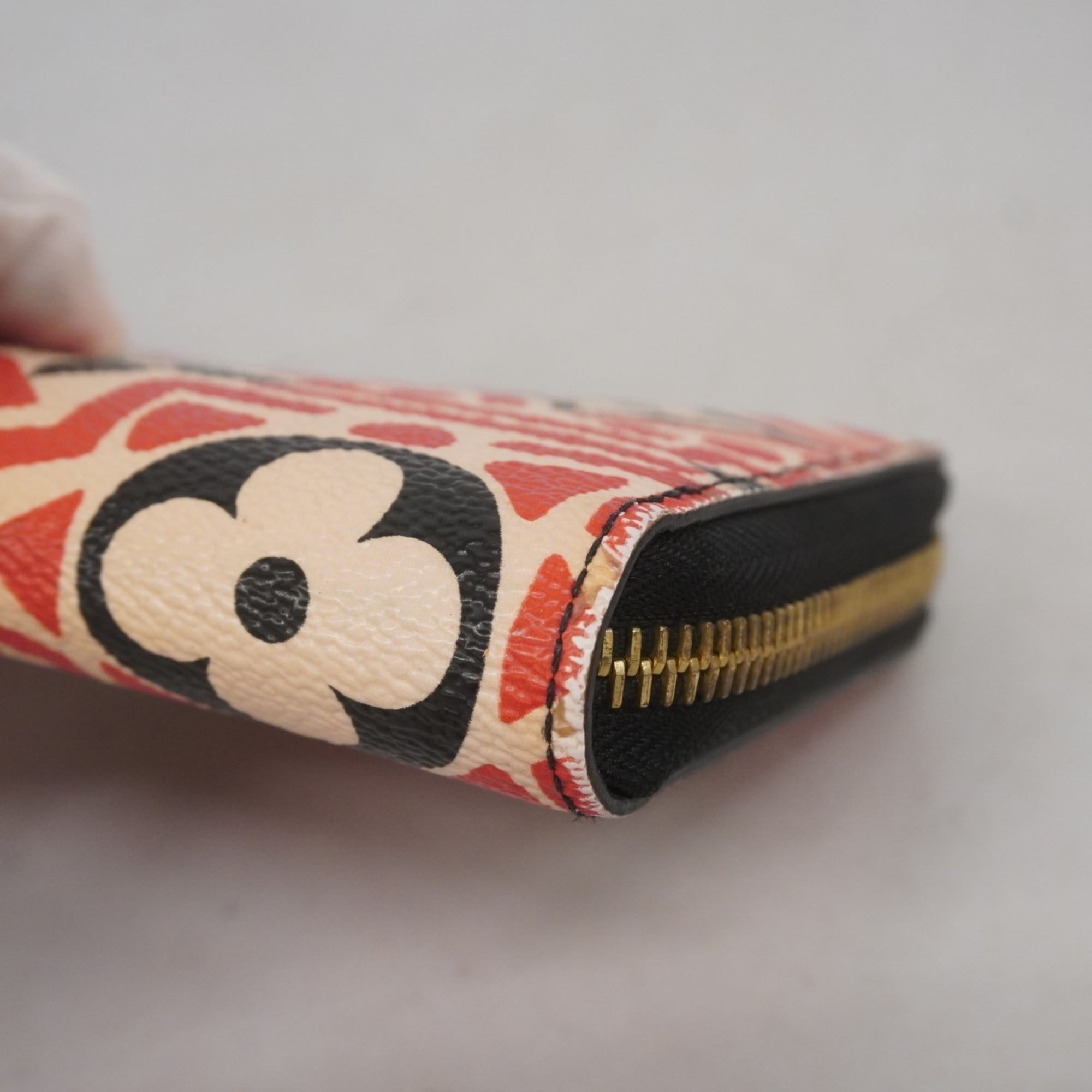Louis Vuitton Cream Rouge Long Wallet (Bi-Fold) (Pre-Owned)
