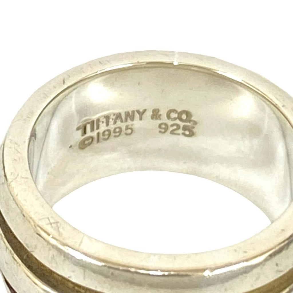 Tiffany Silver Silver 950 Band Ring (Pre-Owned)
