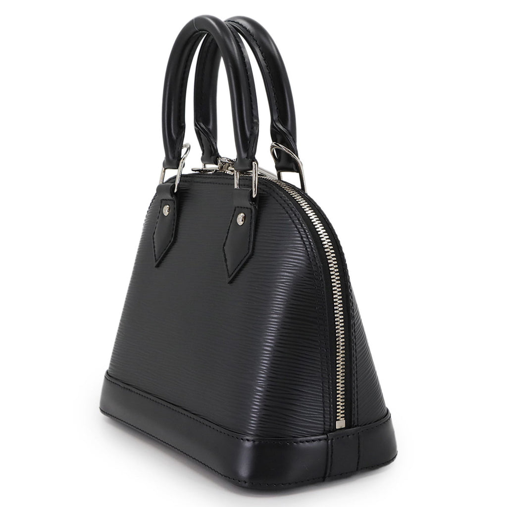 Louis Vuitton Noir Epi Leather Handbag Shoulder Bag (Pre-Owned)