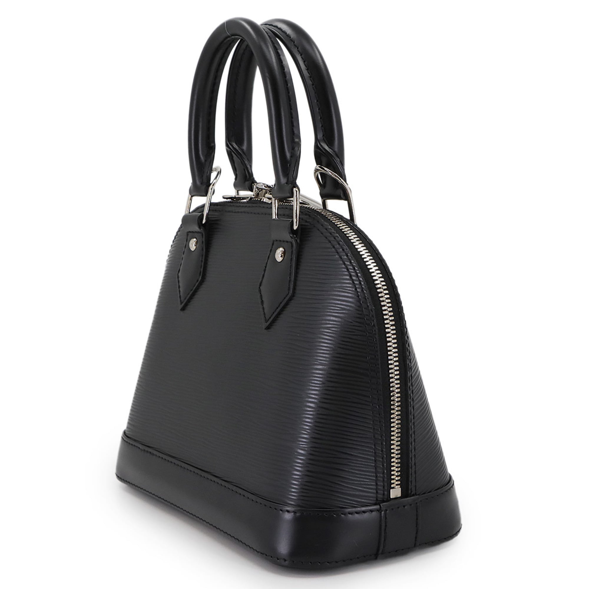 Louis Vuitton Noir Epi Leather Handbag Shoulder Bag (Pre-Owned)