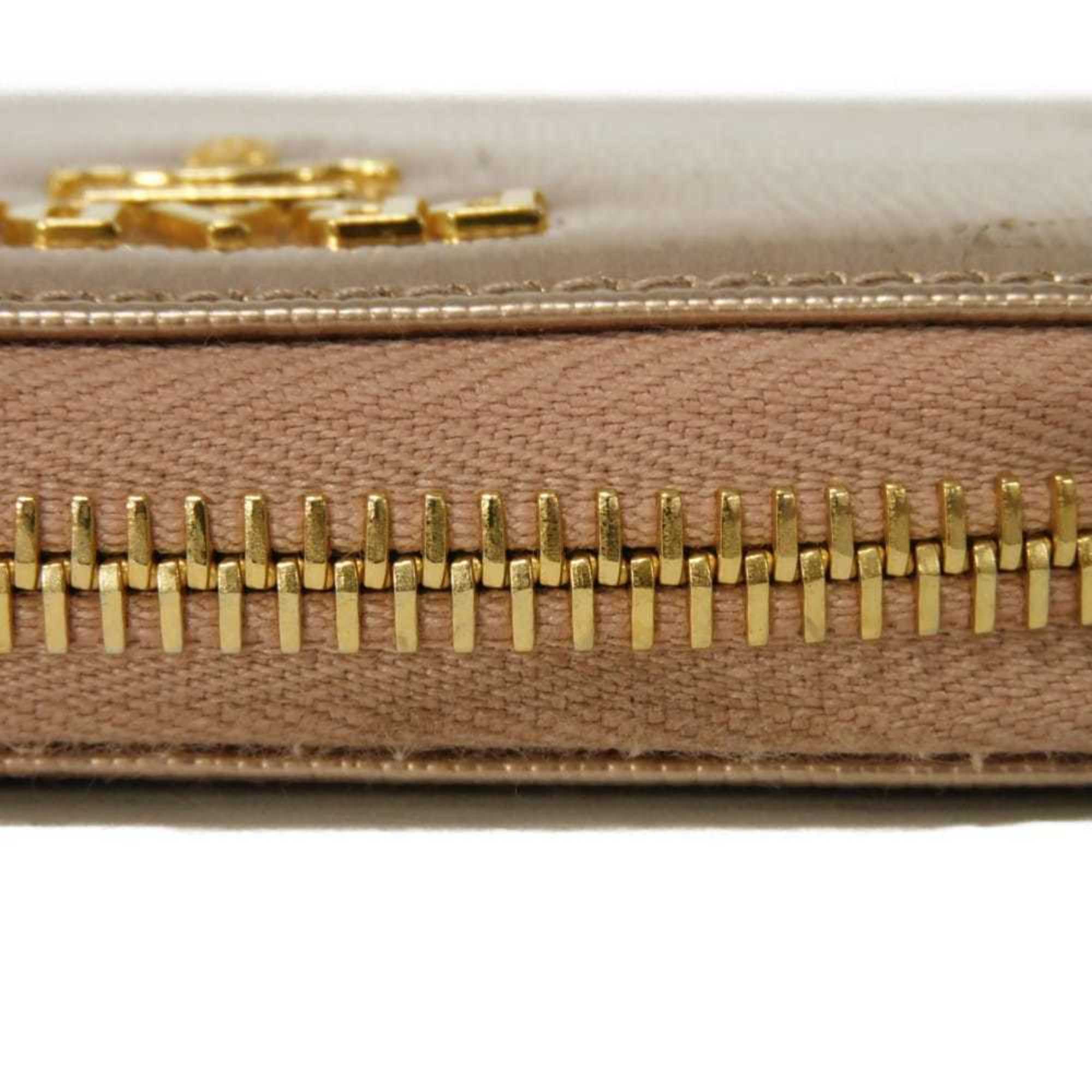 Prada Pink Leather Coin Purse/Coin Case (Pre-Owned)