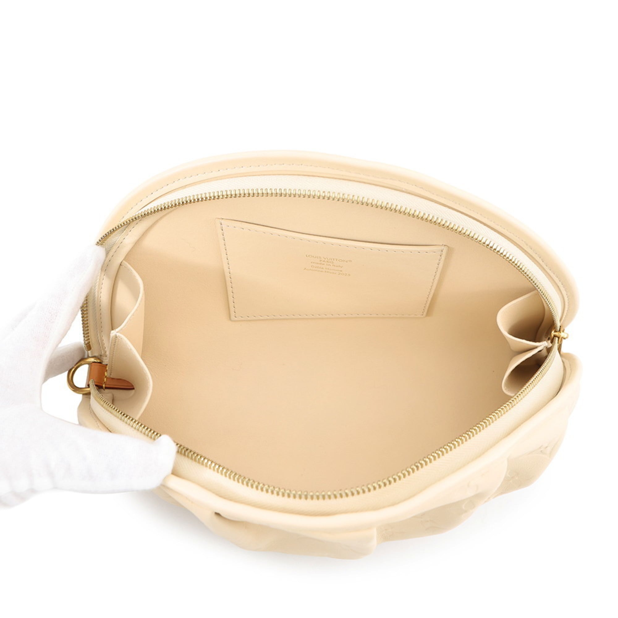 Louis Vuitton Monogram Beige Monogram Monogram Pouch (Pre-Owned)