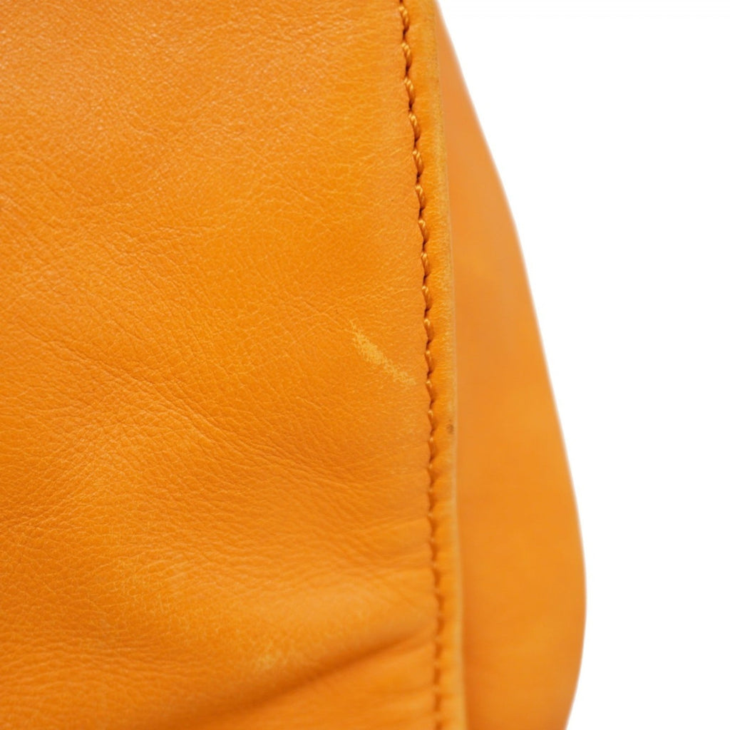 Chanel Orange Leather Tote Bag (Pre-Owned)