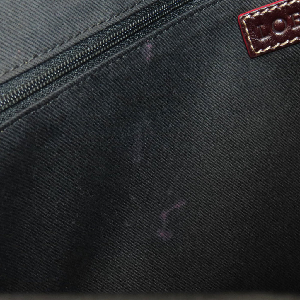 Loewe Black Canvas Tote Bag (Pre-Owned)