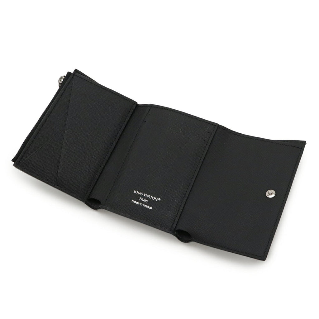 Louis Vuitton Monogram Eclipse Black Gray Monogram Eclipse Wallet (Tri-Fold) (Pre-Owned)