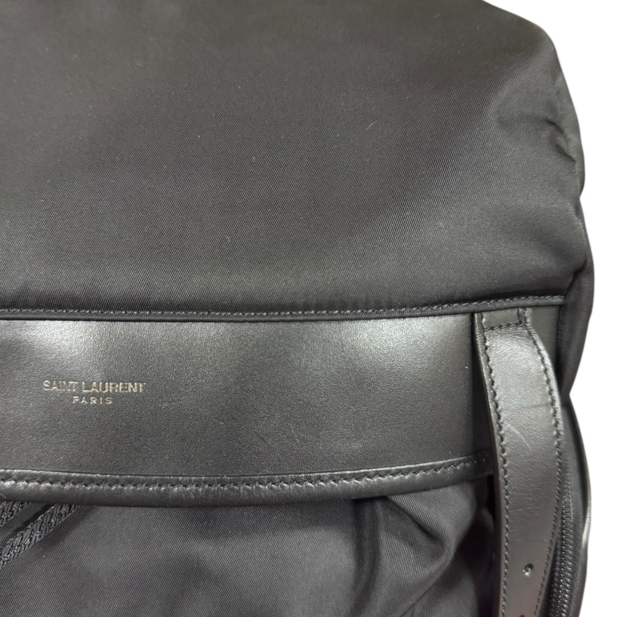Saint Laurent Black Nylon Backpack (Pre-Owned)