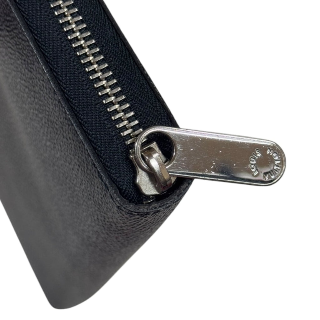 Louis Vuitton Black Gray Damier Graphite Canvas Long Wallet (Bi-Fold) (Pre-Owned)