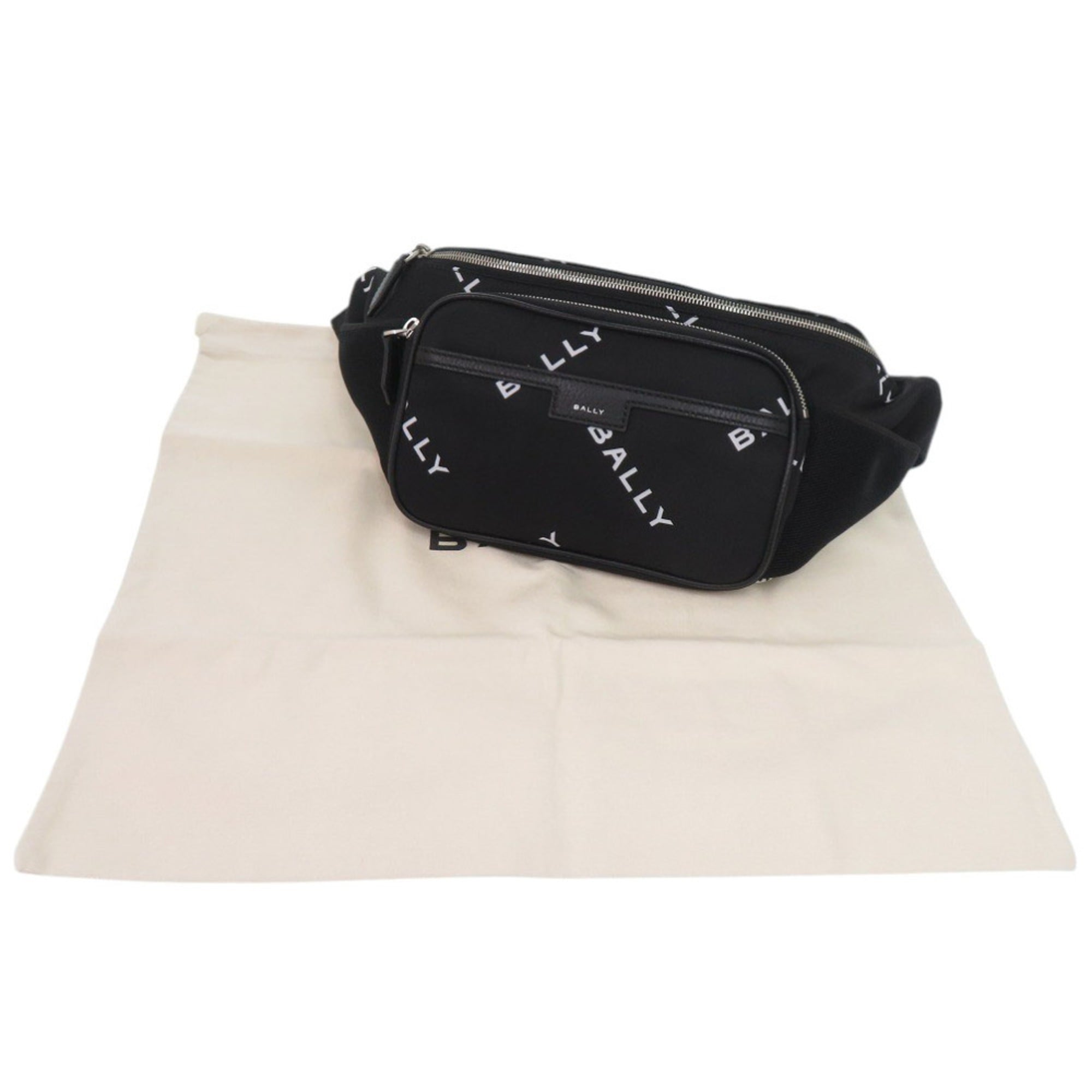 Bally Black Nylon Fanny Pack (Pre-Owned)