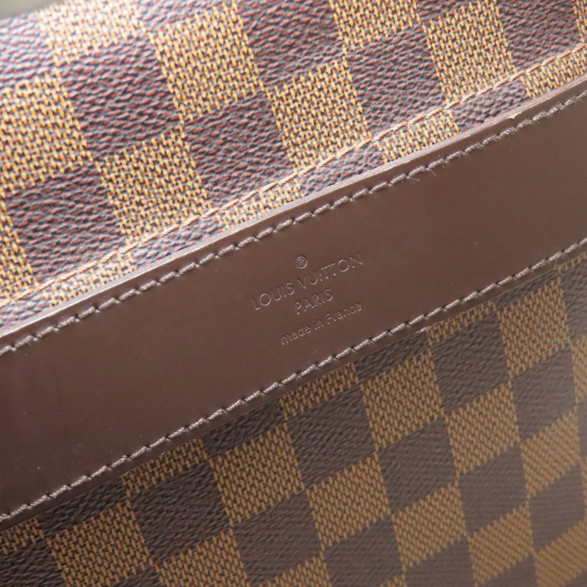 Louis Vuitton Damier Canvas Ebene Damier Canvas Shoulder Bag (Pre-Owned)
