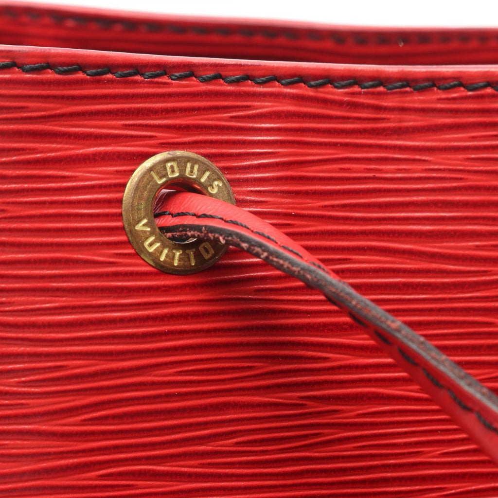 Louis Vuitton Red Color Epi Leather Shoulder Bag (Pre-Owned)