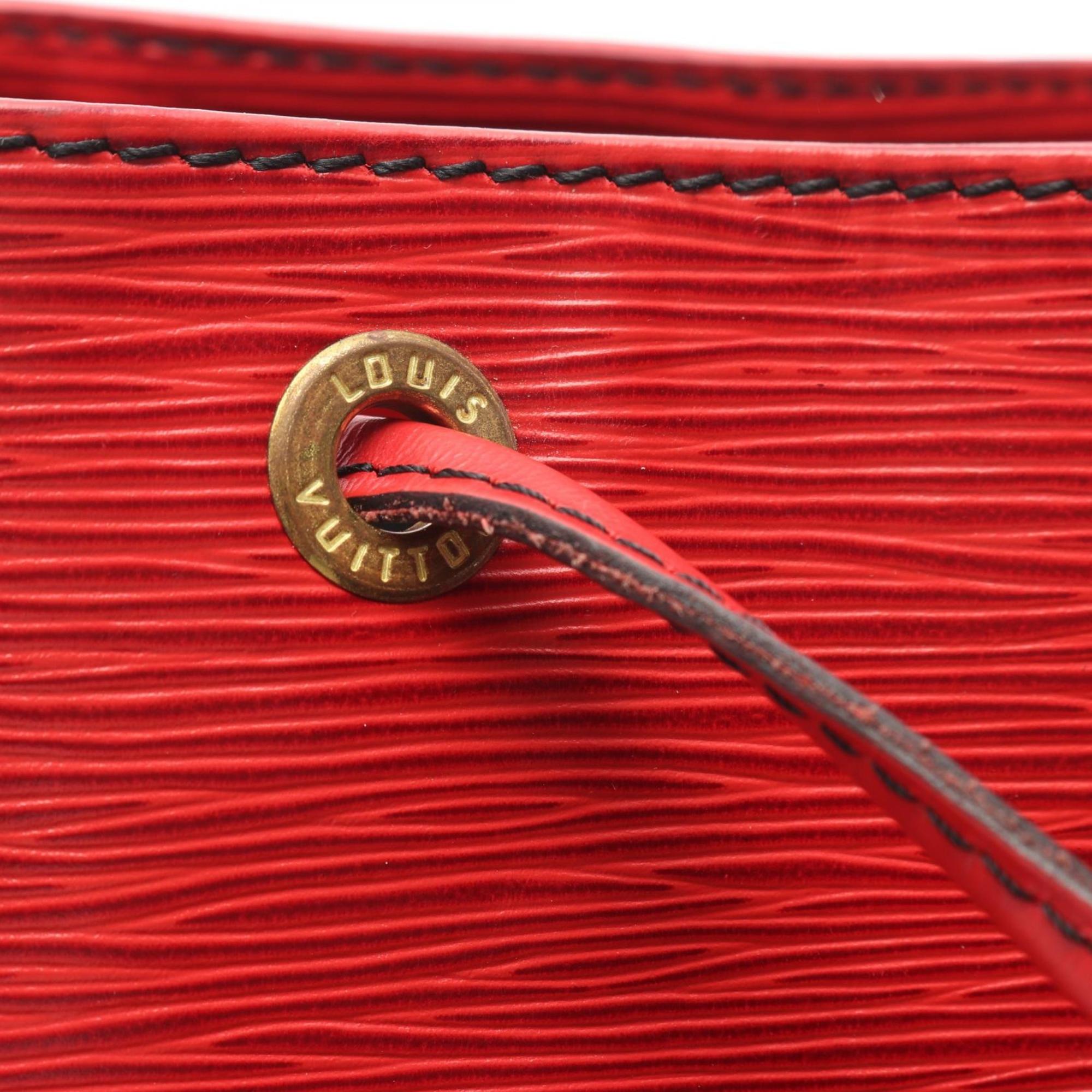Louis Vuitton Red Color Epi Leather Shoulder Bag (Pre-Owned)