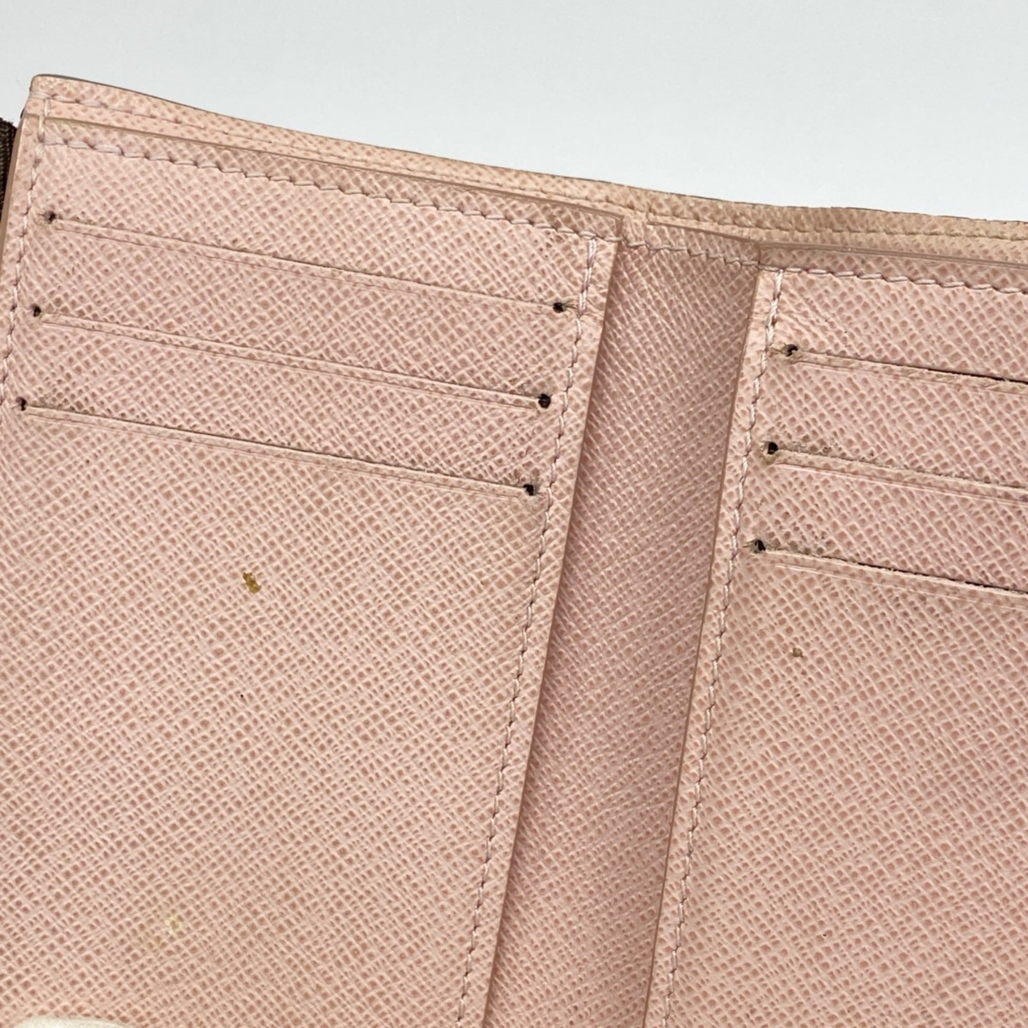 Louis Vuitton Brown Rose Ballerine Wallet (Tri-Fold) (Pre-Owned)