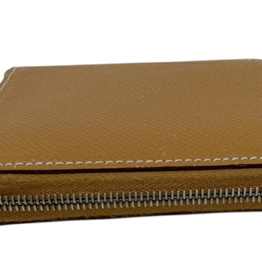 Hermes Gold Epsom Leather Coin Purse/Coin Case (Pre-Owned)