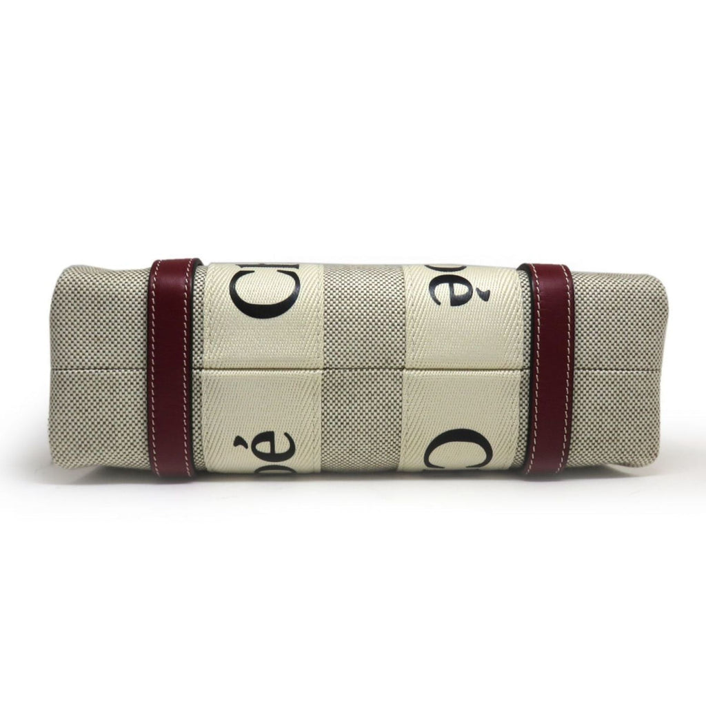 Chloé Beige Red Color Handbag Shoulder Bag (Pre-Owned)