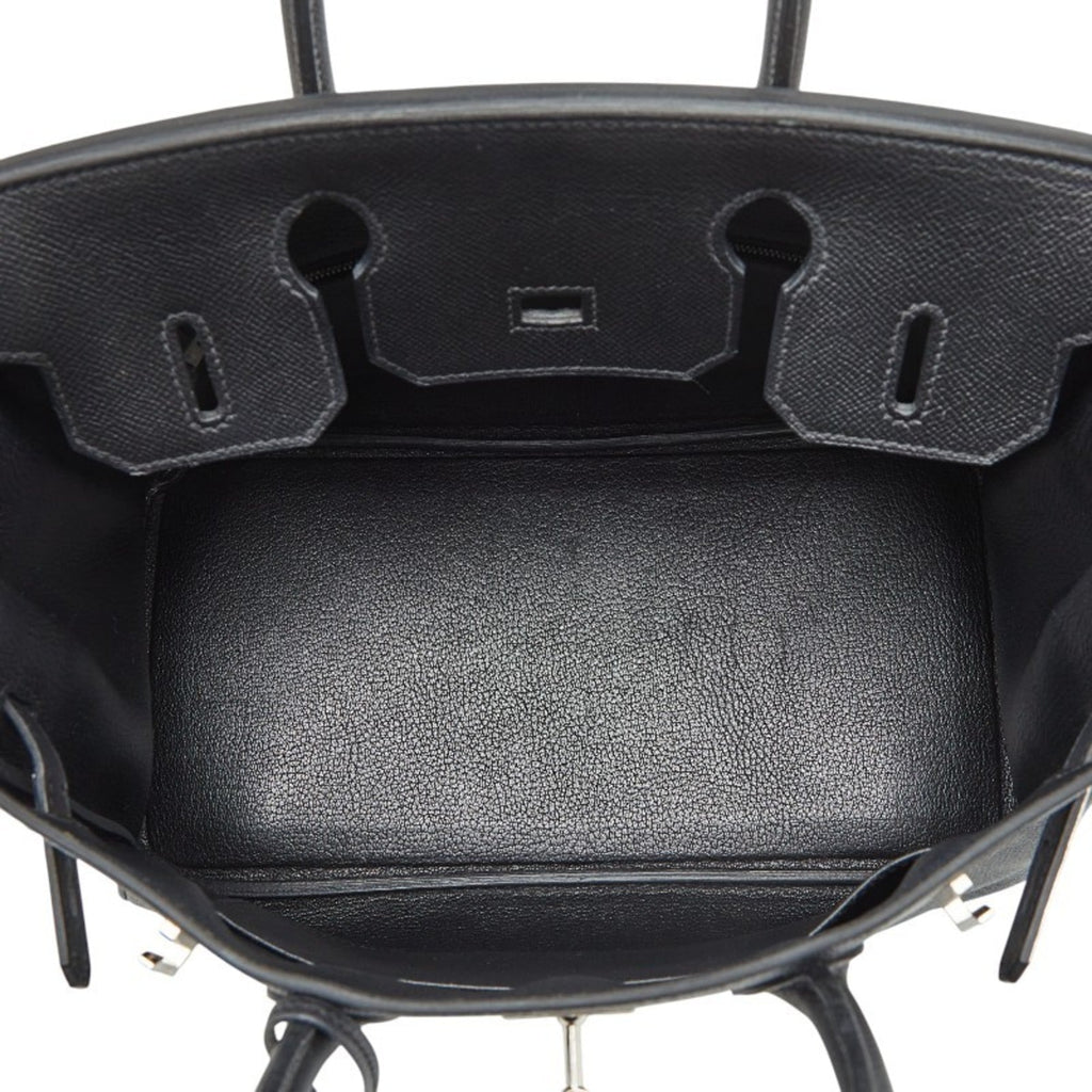 Hermes Black Epsom Leather Handbag (Pre-Owned)