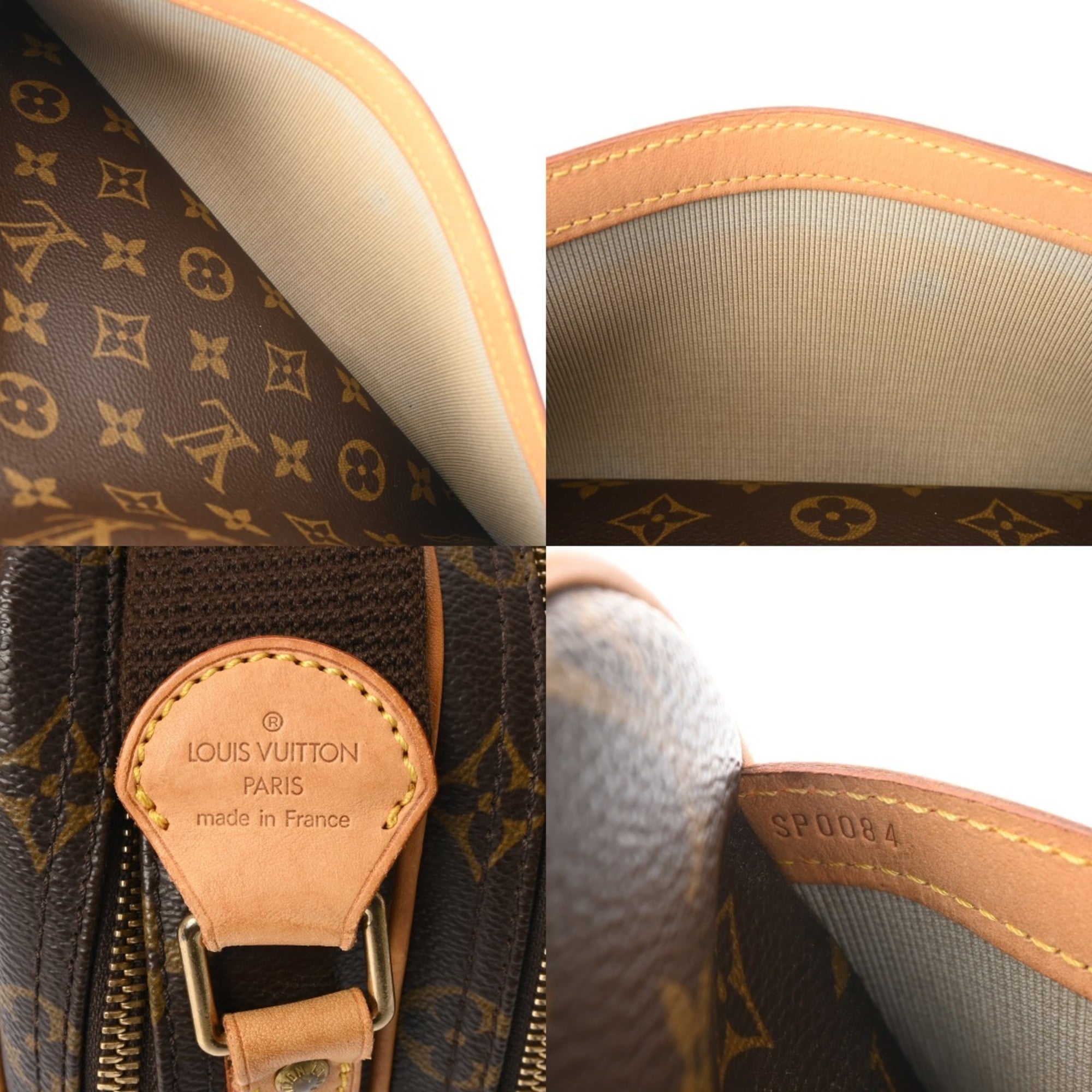 Louis Vuitton Brown Monogram Canvas Shoulder Bag (Pre-Owned)