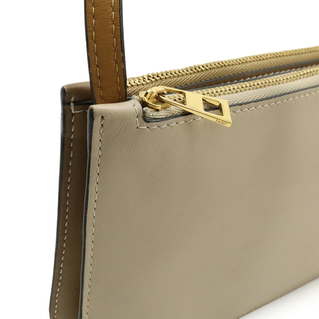 Loewe Grayish Leather Pochette Shoulder Bag (Pre-Owned)