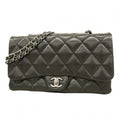 Chanel Black Leather Shoulder Bag (Pre-Owned)