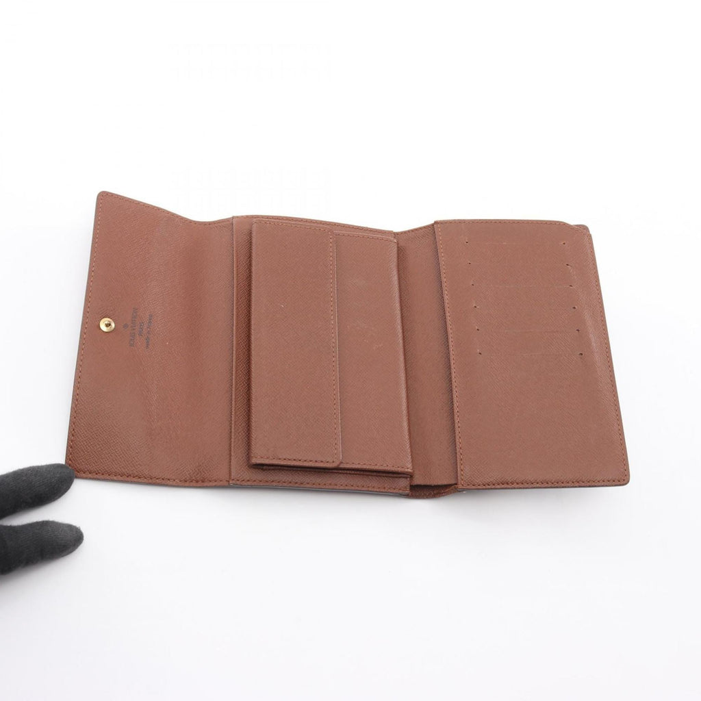 Louis Vuitton Brown Monogram Monogram Wallet (Tri-Fold) (Pre-Owned)