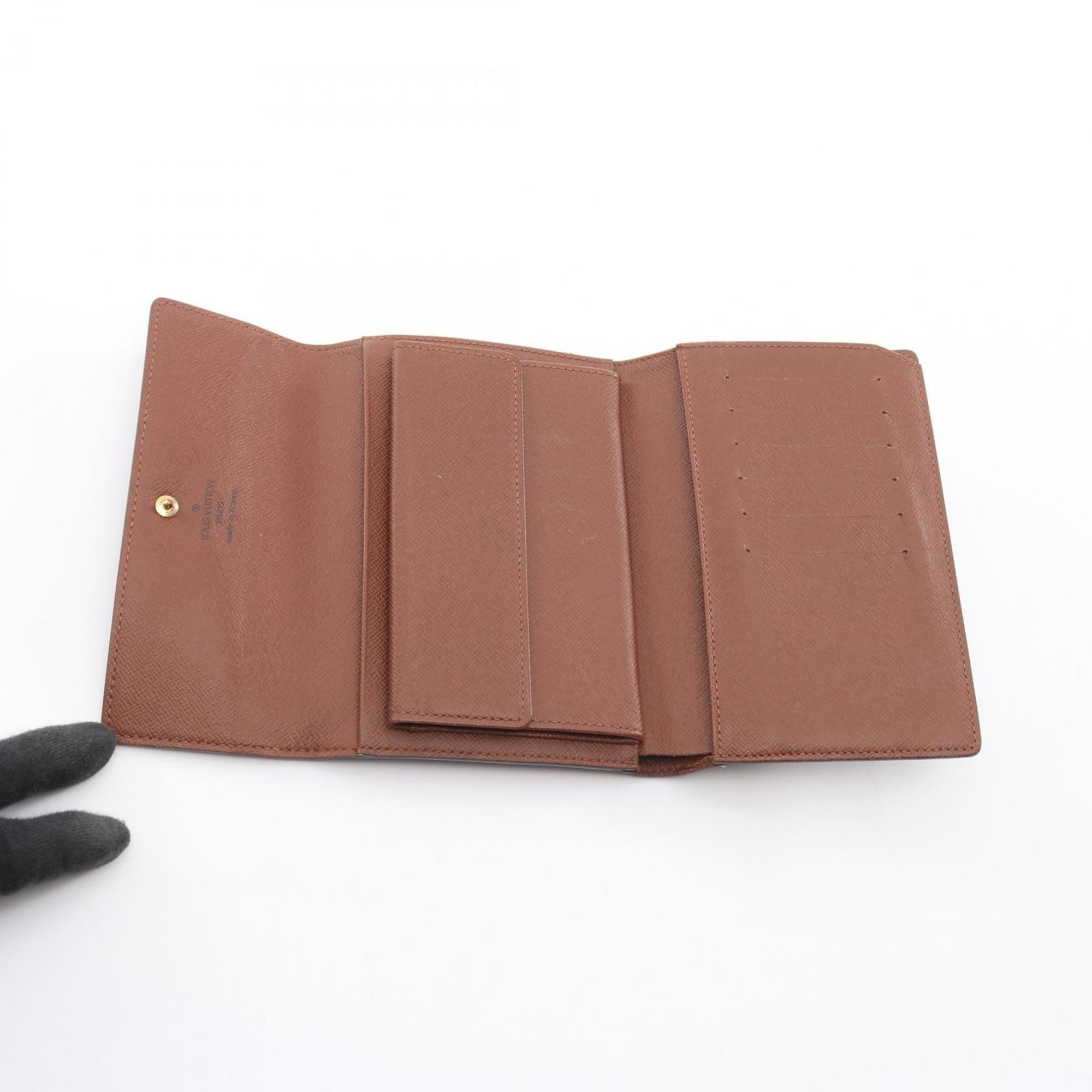 Louis Vuitton Brown Monogram Monogram Wallet (Tri-Fold) (Pre-Owned)