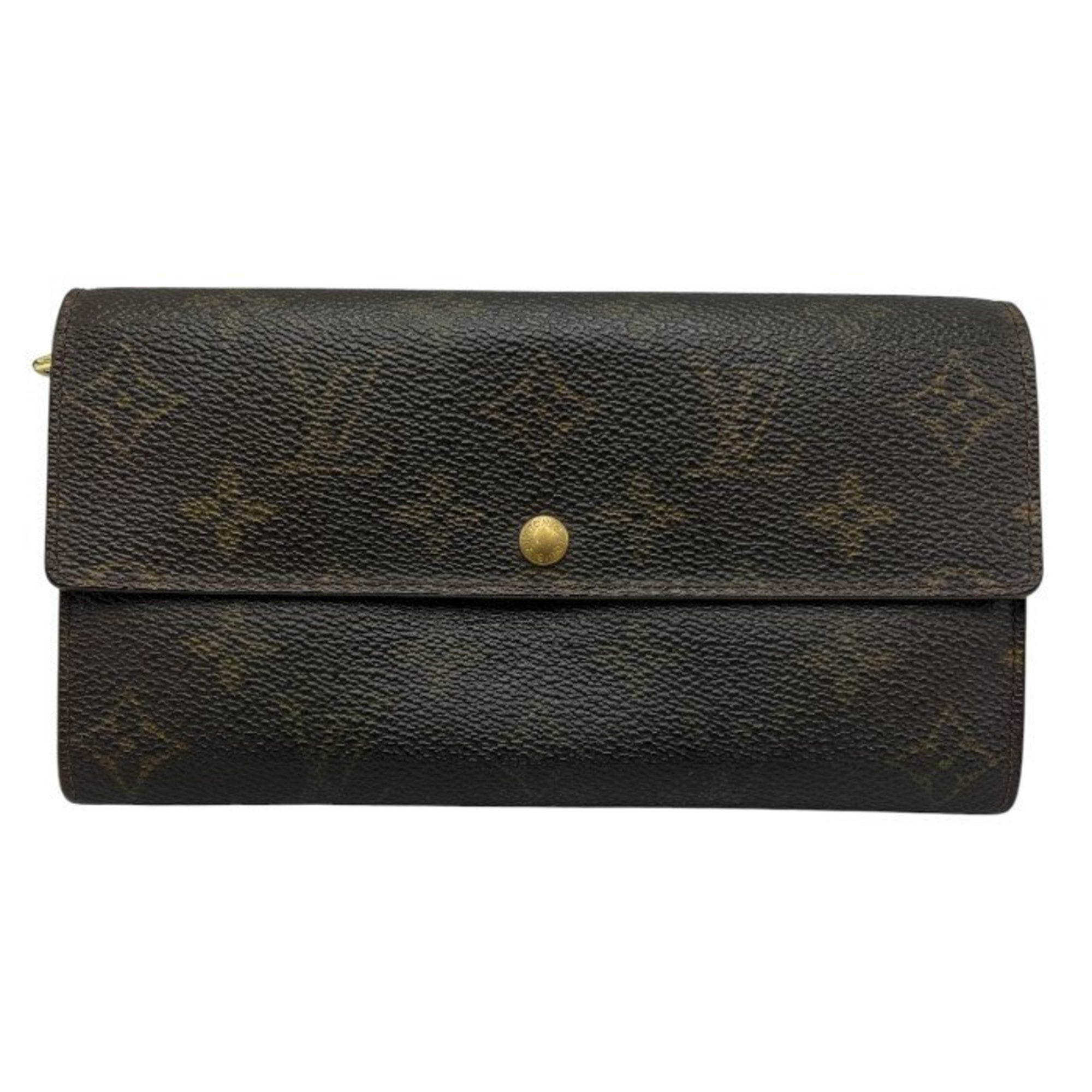 Louis Vuitton Brown Long Wallet (Bi-Fold) (Pre-Owned)