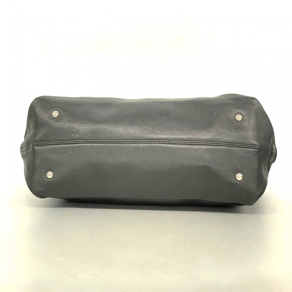 Salvatore Ferragamo Black Leather Handbag (Pre-Owned)