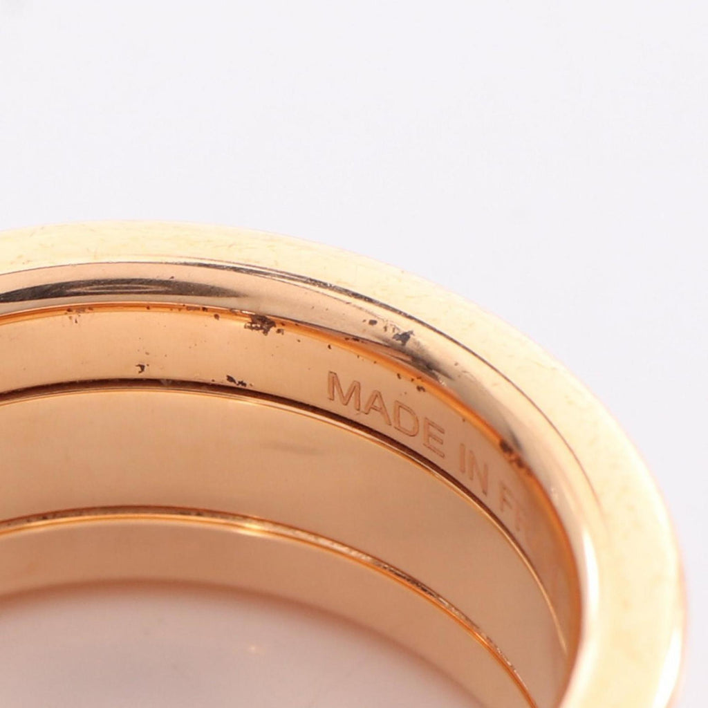 Hermes Gold Beige Gold Plating Band Ring (Pre-Owned)