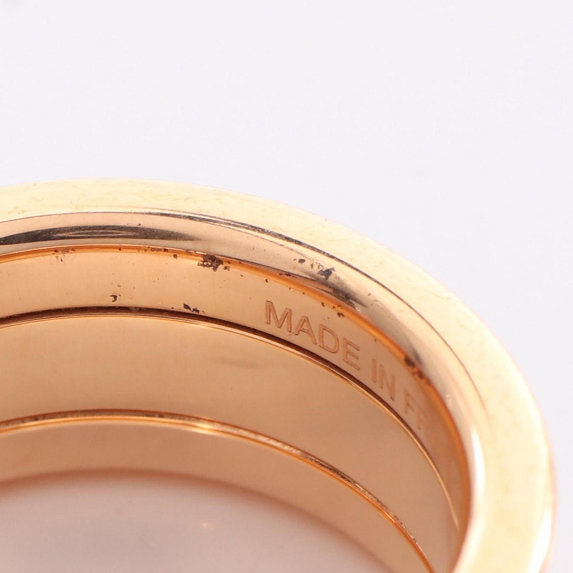 Hermes Gold Beige Gold Plating Band Ring (Pre-Owned)