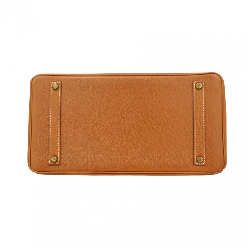 Hermes Gold Courchevel Leather Handbag (Pre-Owned)
