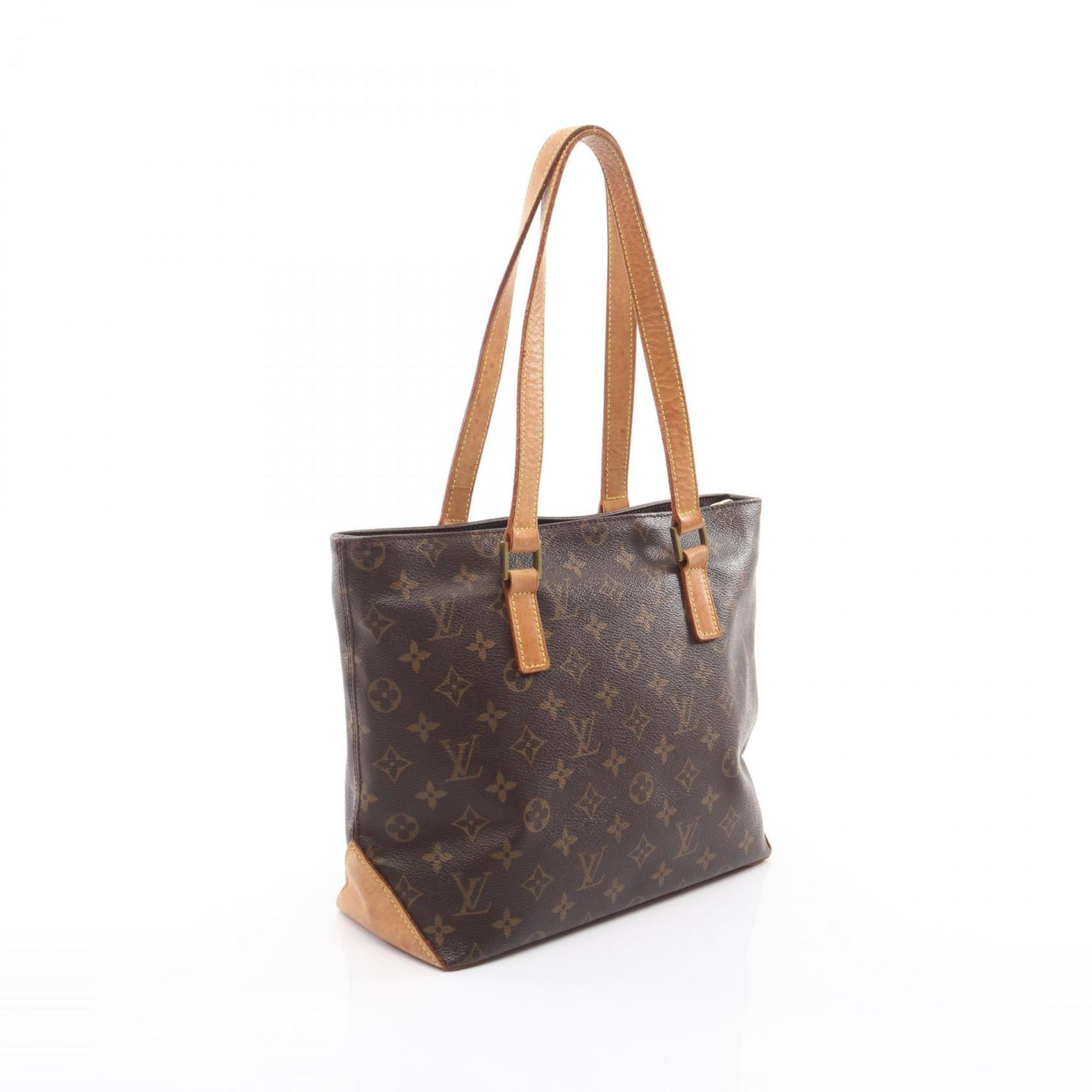Louis Vuitton Brown Monogram Coated Canvas Leather Shoulder Bag (Pre-Owned)
