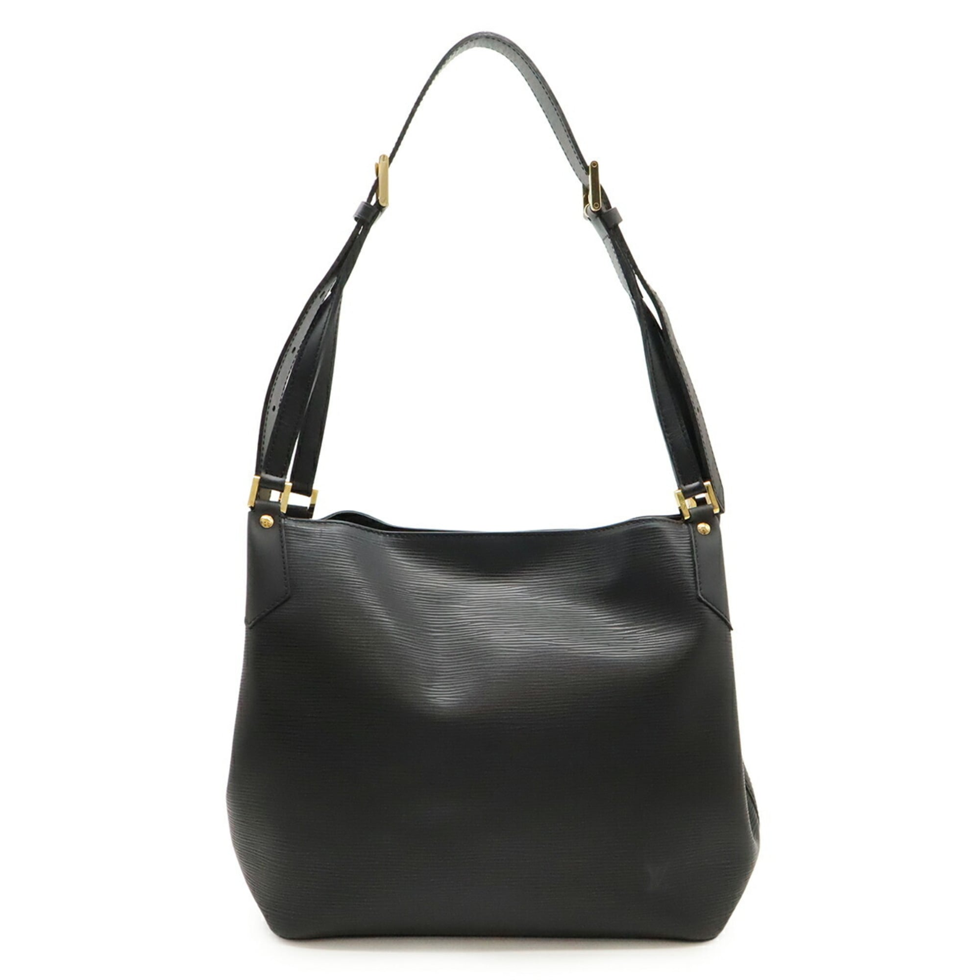 Louis Vuitton Black Noir Epi Leather Shoulder Bag (Pre-Owned)