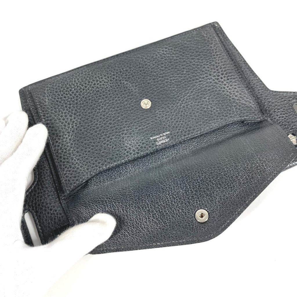 Hermes Black Leather Fanny Pack (Pre-Owned)