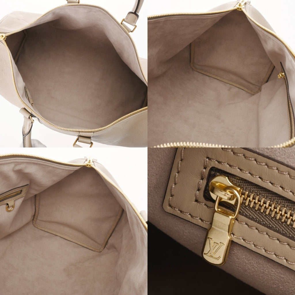 Louis Vuitton Tourterelle Monogram Canvas Boston Bag (Pre-Owned)