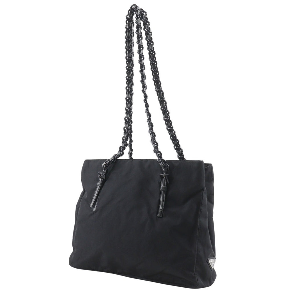Prada Black Nylon Tote Bag (Pre-Owned)