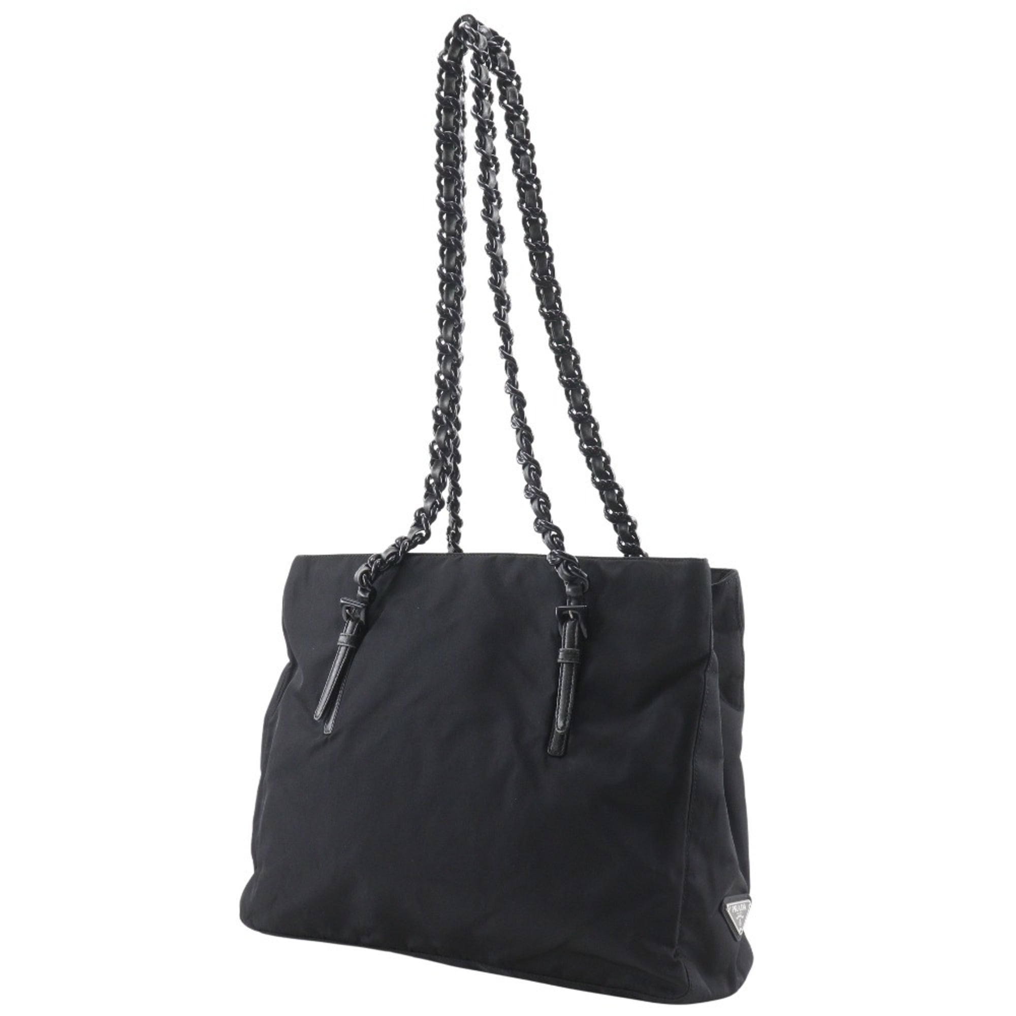 Prada Black Nylon Tote Bag (Pre-Owned)