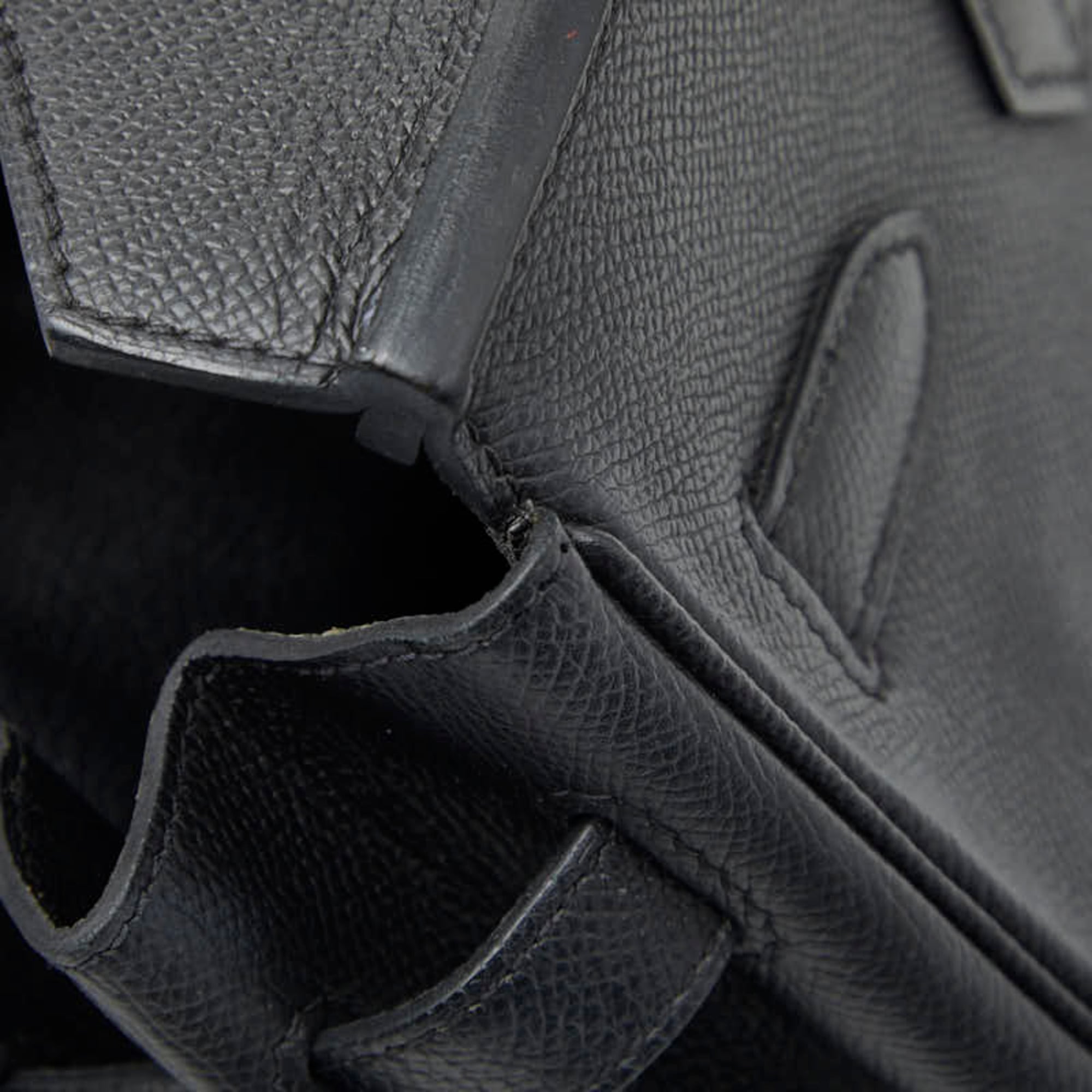 Hermes Black Epsom Leather Handbag (Pre-Owned)