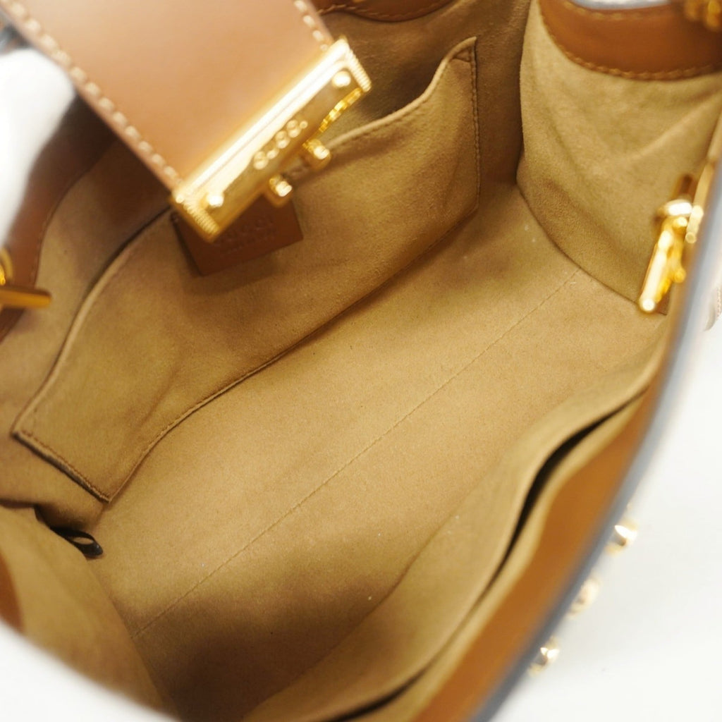 Gucci Brown Pvc Shoulder Bag (Pre-Owned)