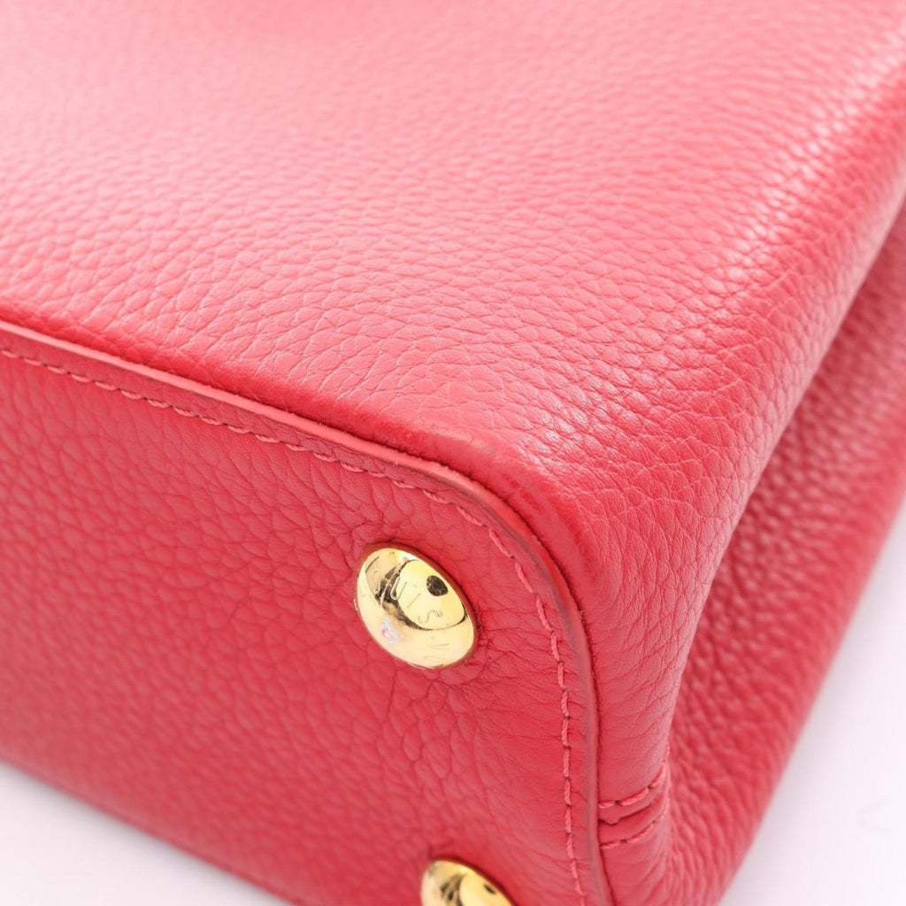 Louis Vuitton Red Color Sacrlet Leather Handbag (Pre-Owned)