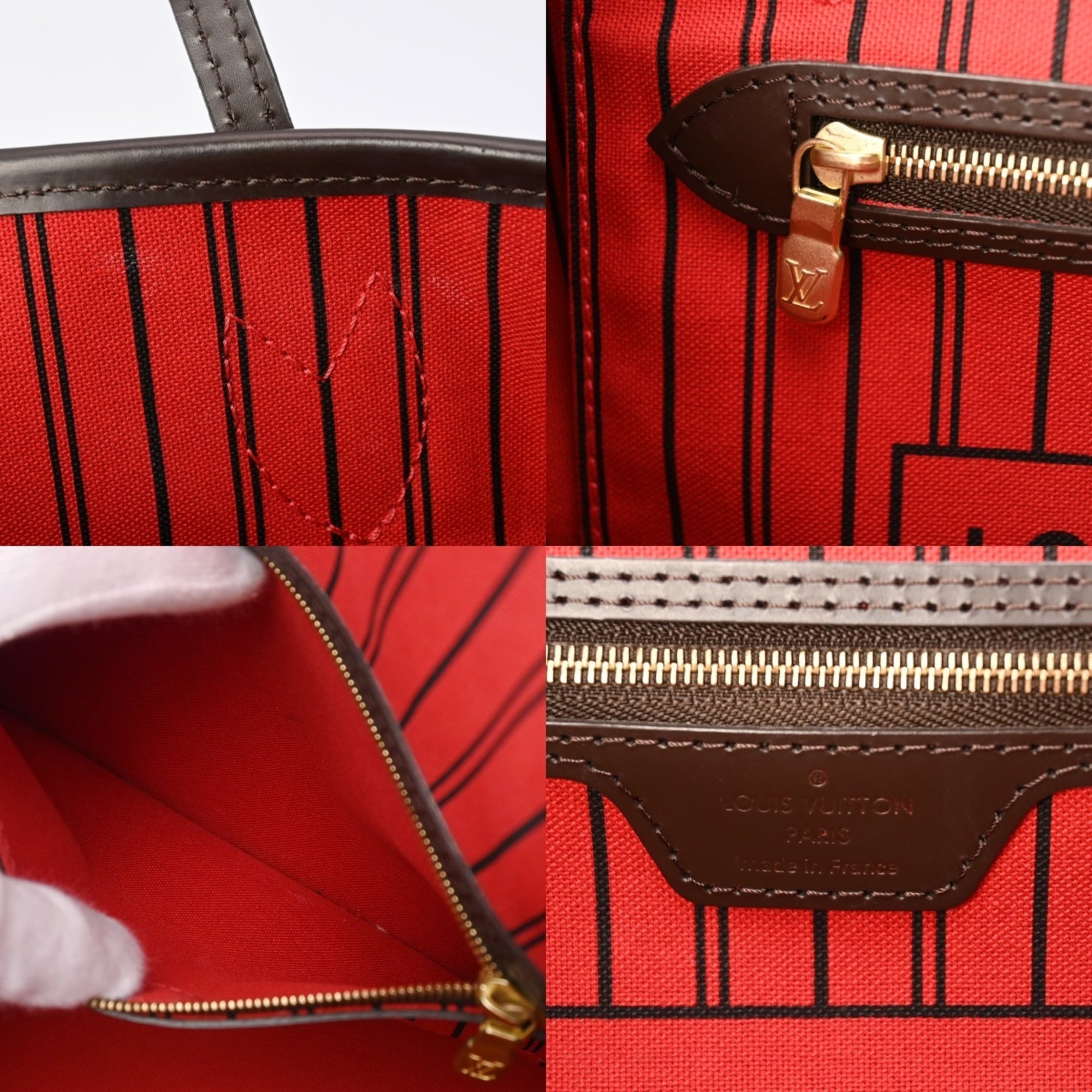 Louis Vuitton Brown Damier Canvas Handbag (Pre-Owned)
