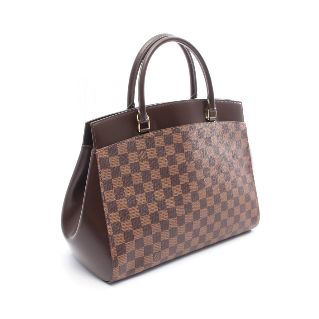 Louis Vuitton Brown Damier Canvas Ebene Coated Canvas Leather Handbag (Pre-Owned)
