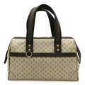 Louis Vuitton Monogram Mini Khaki Canvas Leather Handbag (Pre-Owned)