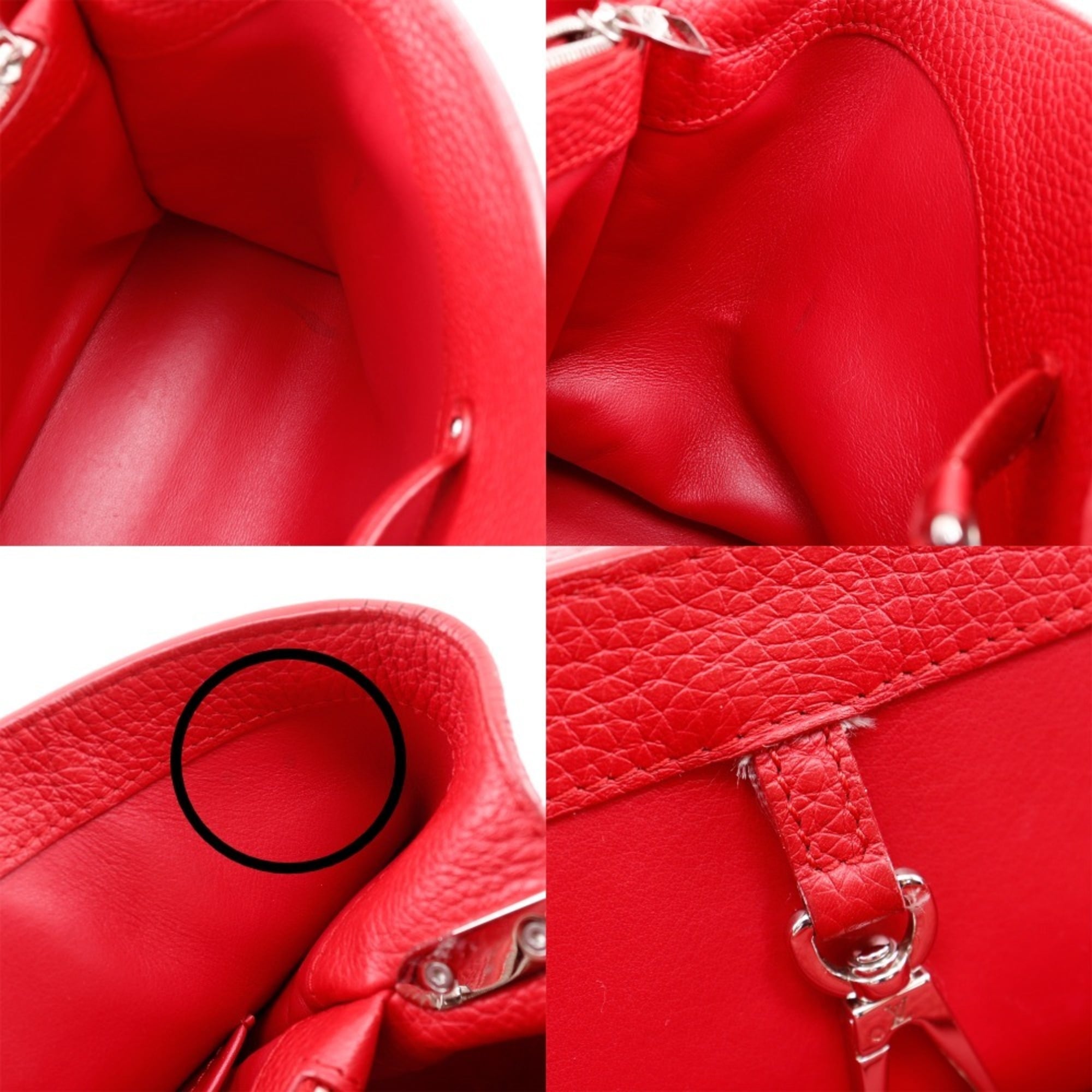 Louis Vuitton Red Color Handbag (Pre-Owned)