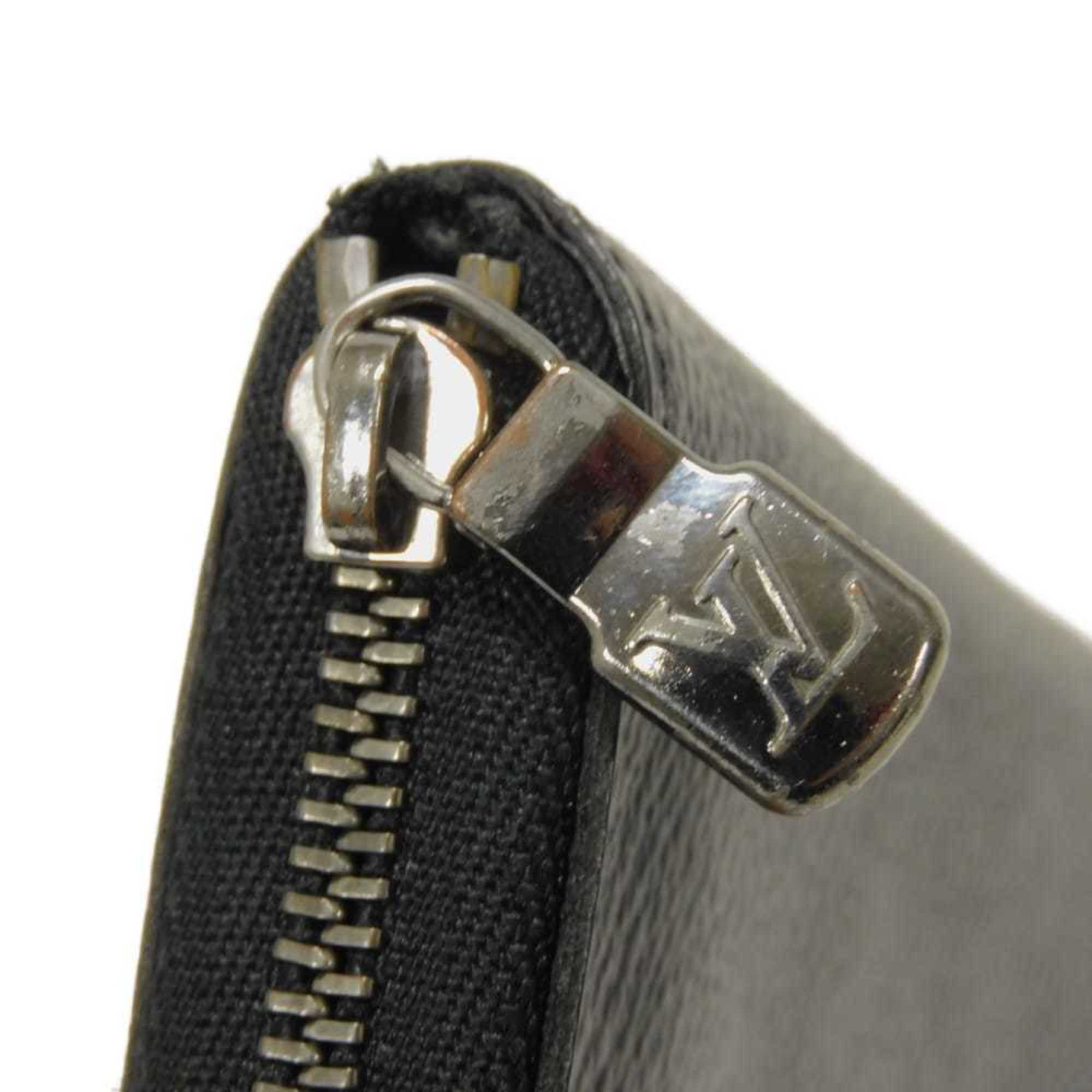 Louis Vuitton Black Noir Monogram Eclipse Canvas Leather Coin Purse/Coin Case (Pre-Owned)