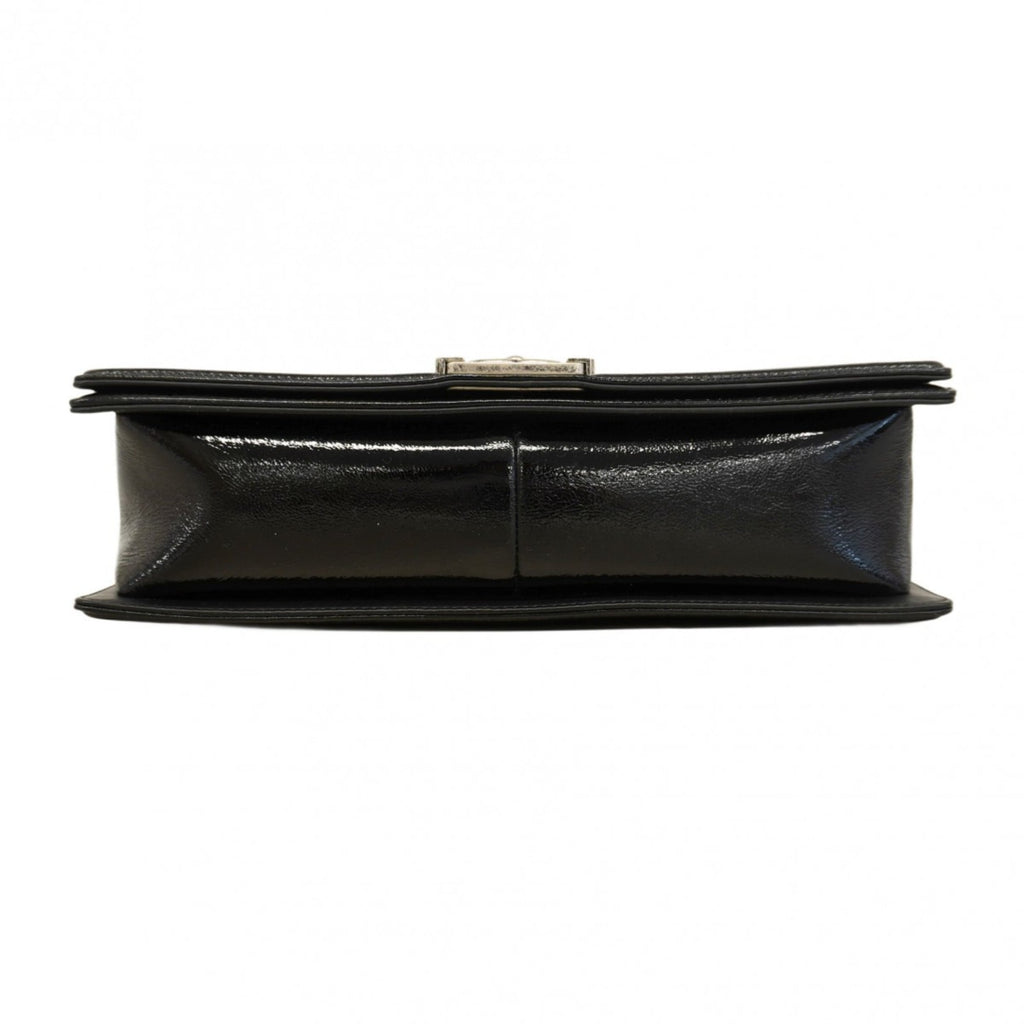 Chanel Black Patent Leather Shoulder Bag (Pre-Owned)
