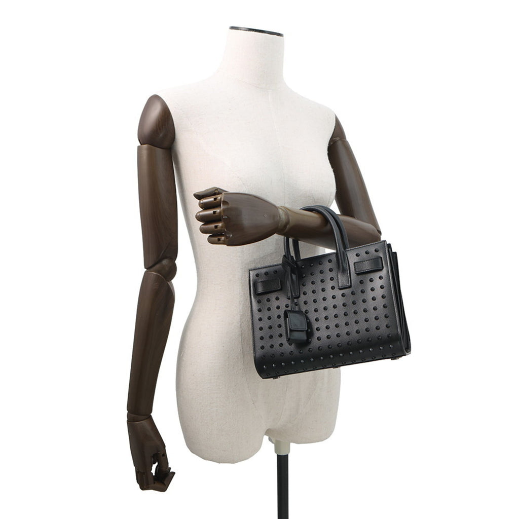 Yves Saint Laurent Black Leather Handbag (Pre-Owned)