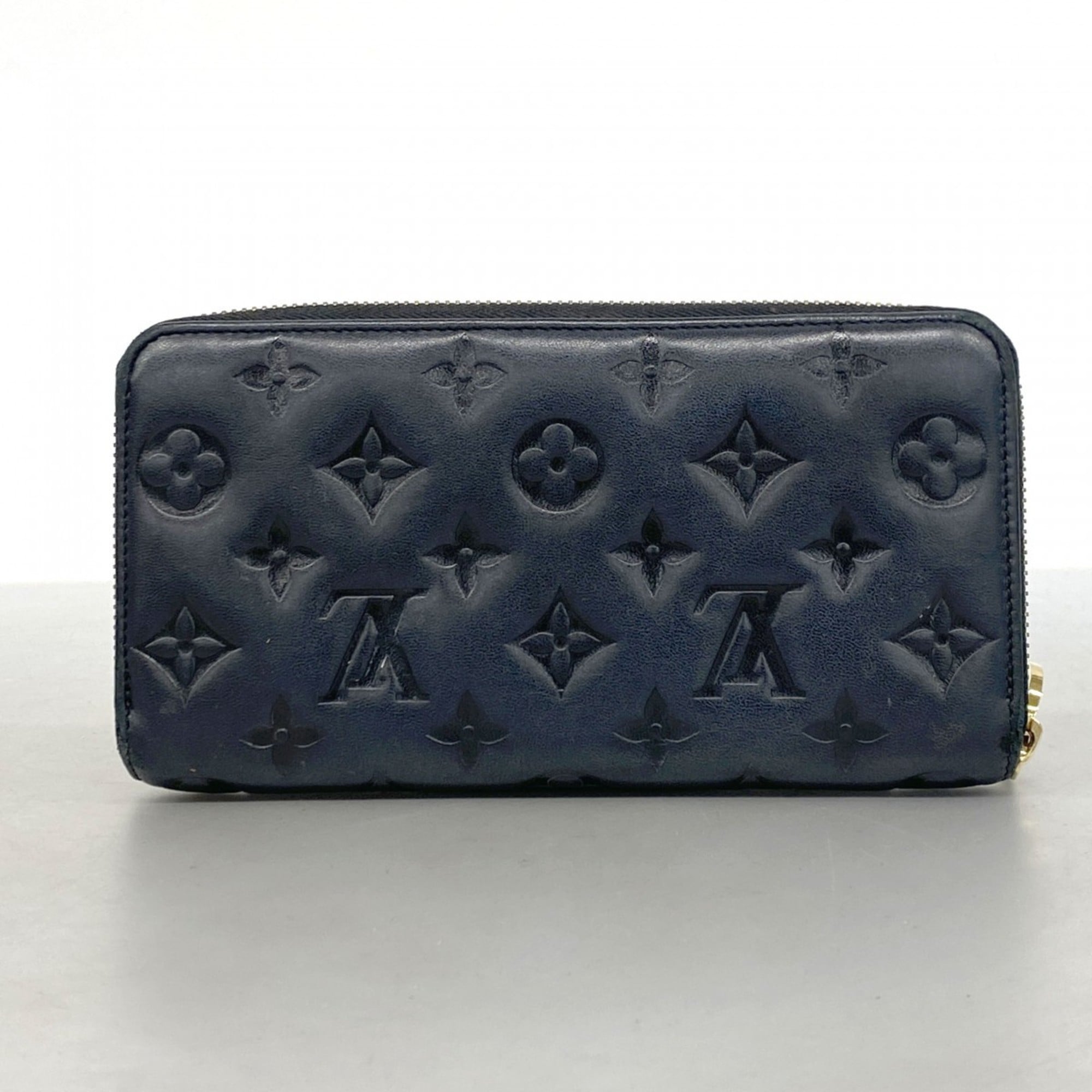 Louis Vuitton Noir Long Wallet (Bi-Fold) (Pre-Owned)