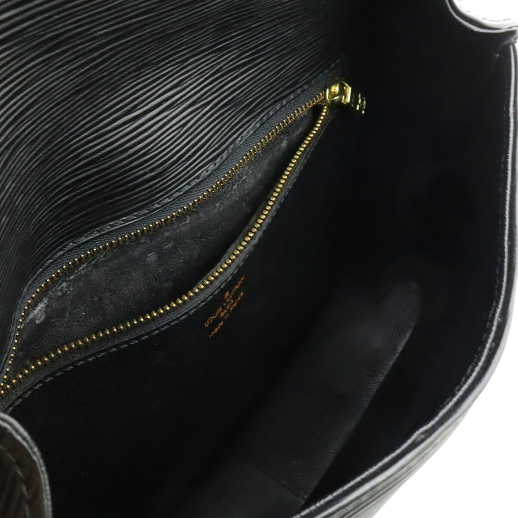 Louis Vuitton Epi Black Noir Epi Leather Pochette Shoulder Bag (Pre-Owned)