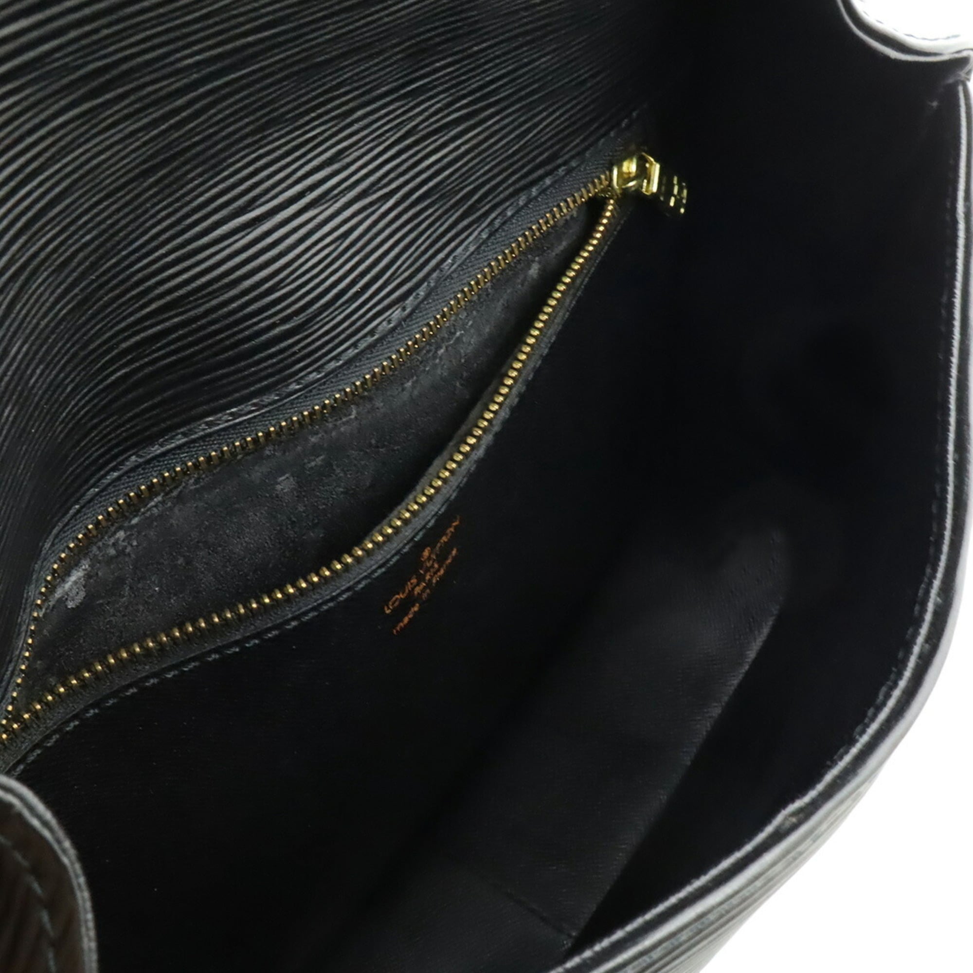 Louis Vuitton Epi Black Noir Epi Leather Pochette Shoulder Bag (Pre-Owned)