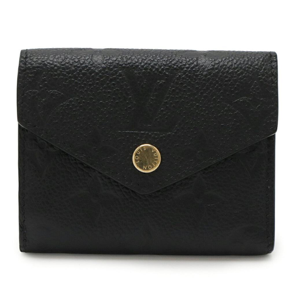 Louis Vuitton Monogram Empreinte Black Noir Monogram Empreinte Wallet (Tri-Fold) (Pre-Owned)